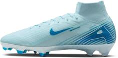 Rückansicht von Nike Mercurial ZM SUPERFLY 10 ELITE FG Fußballschuhe Herren glacier blue-blue orbit