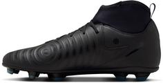 Rückansicht von Nike PHANTOM LUNA II CLUB FG/MG Fußballschuhe Herren black-black-deep jungle