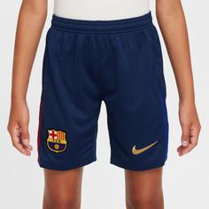 Rückansicht von Nike FC Barcelona 24-25 Heim Fußballshorts Kinder midnight navy-noble red-club gold