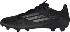 Rückansicht von adidas F50 LEAGUE FG/MG Fußballschuhe Herren core black-iron met.-gold met.