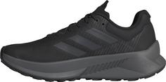 Rückansicht von adidas GTX SOULSTRIDE FLOW GTX Trailrunning Schuhe Herren cblack-gresix-seimor