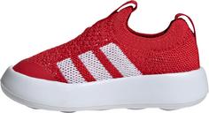 Rückansicht von adidas BUBBLECOMFY Sneaker Kinder better scarlet-ftwr white-core black