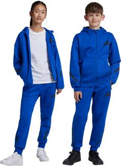 Rückansicht von adidas ZNE Sweathose Kinder team royal blue-black