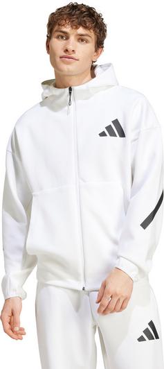 Rückansicht von adidas ZNE Trainingsjacke Herren white