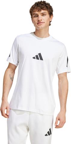 Rückansicht von adidas ZNE Funktionsshirt Herren white