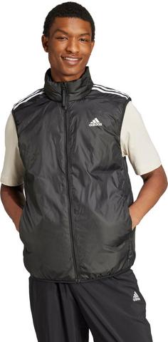 Rückansicht von adidas Essentiell 3S Outdoorweste Herren black