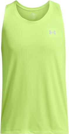 Under Armour Launch Funktionstank Herren morph green castlerock reflective