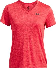 Under Armour Tech SSV- Twist Funktionsshirt Damen racer red