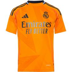 adidas Real Madrid 24-25 Auswärts Fußballtrikot Kinder crew orange