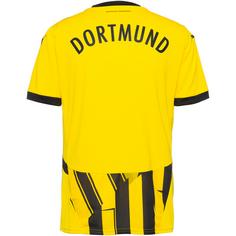 Rückansicht von PUMA Borussia Dortmund 24-25 Cup Fußballtrikot Herren faster yellow-puma black