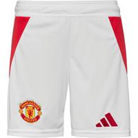 adidas Manchester United 24-25 Heim Fu&szlig;ballshorts Kinder - white