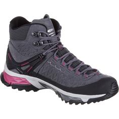 Rückansicht von MEINDL GTX Top Trail Mid GTX Wanderschuhe Damen grau-magenta