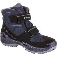 Rückansicht von Lowa GTX MILO GTX MID Winterschuhe Kinder schwarz-navy