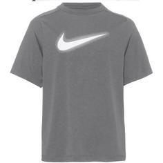 Nike Dri-FIT Multi Funktionsshirt Kinder smoke grey-white