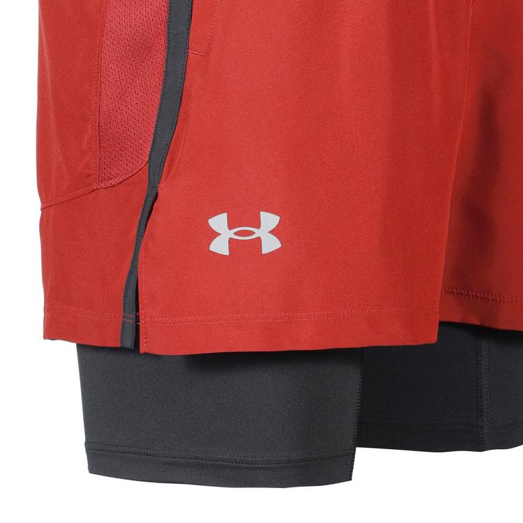 Under Armour Under Armour UA LAUNCH 5 2IN1 Laufshorts Herren - red-reflective - 0 | SportScheck