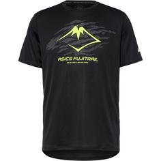 ASICS FUJITRAIL Funktionsshirt Herren performance black-carbon-safety yellow