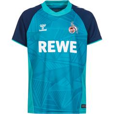 hummel 1. FC Köln 24-25 3rd Fußballtrikot Kinder pagoda blue