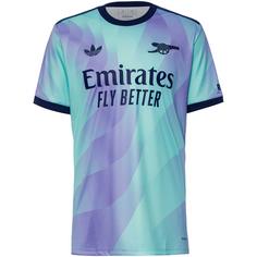 adidas Arsenal London 24-25 3rd Fußballtrikot Herren clear aqua-light flash purple