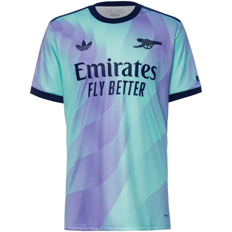 adidas adidas Arsenal London 24-25 3rd Teamtrikot Herren - clear aqua-light flash purple - 0 | SportScheck