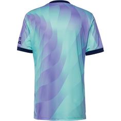 Rückansicht von adidas Arsenal London 24-25 3rd Fußballtrikot Herren clear aqua-light flash purple