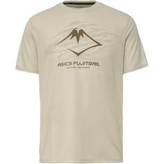 ASICS FUJITRAIL Funktionsshirt Herren oatmeal-feather grey-pepper