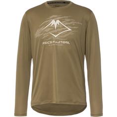 ASICS FUJITRAIL Funktionsshirt Herren pepper-feather grey-oatmeal