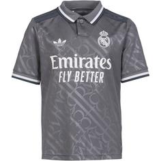 adidas Real Madrid 24-25 3rd Fußballtrikot Kinder charcoal