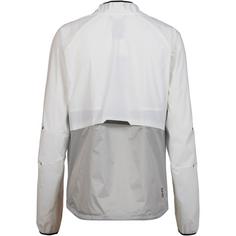 Rückansicht von On Weather Jacket Laufjacke Damen white glacier