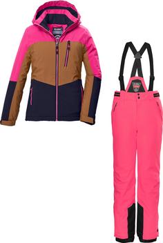 KILLTEC KSW 451 Skianzug Kinder neon pink