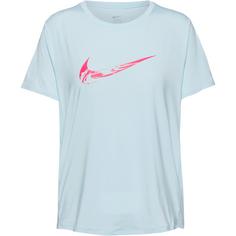 Nike SWOOSH Funktionsshirt Damen glacier blue-aster pink