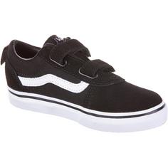 Rückansicht von Vans TD Ward V Sneaker Kinder suede-canvas black-white