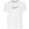 Nike ONE Funktionsshirt M&auml;dchen - white-black