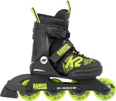 K2 RAIDER Inline-Skates Kinder black lime