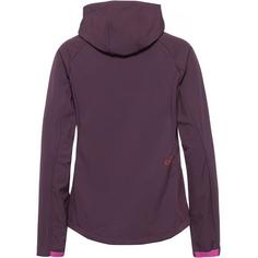 Rückansicht von OCK Softshelljacke Damen plum perfect