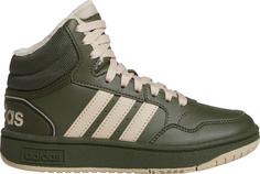 adidas HOOPS MID 3.0 Sneaker Kinder night cargo-clay brown-core black