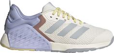 adidas DROPSET 3 TRAINER Fitnessschuhe Damen chalk white-halo silver-violet tone