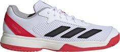 adidas Courtflash K Tennisschuhe Kinder ftwr white-core black-lucid red