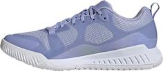 Rückansicht von adidas Court Team 2.0 W Hallenschuhe Damen violet tone-ftwr white-clear pink