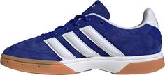 Rückansicht von adidas Hallenschuh SPEZIALIST Hallenschuhe Herren lucid blue-ftwr white-lucid lemon