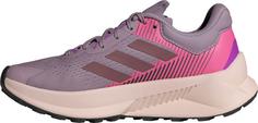 Rückansicht von adidas TERREX SOULSTRIDE FLOW Trailrunning Schuhe Damen preloved fig-quiet crimson-pink fusion