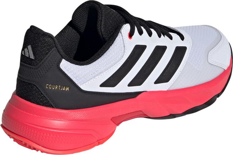 adidas adidas CourtJam Control 3 M Tennisschuhe Herren - ftwr white-core black-lucid red - 3 | SportScheck