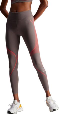 Rückansicht von adidas Tights Damen charcoal