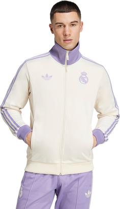 Rückansicht von adidas Real Madrid Trainingsjacke Herren wonder white-magic lilac