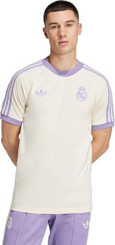 Rückansicht von adidas Real Madrid Fanshirt Herren wonder white-magic lilac