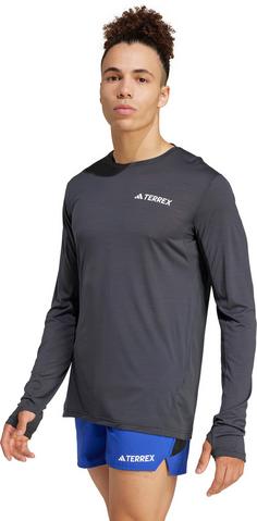 Rückansicht von adidas XPR Funktionsshirt Herren carbon