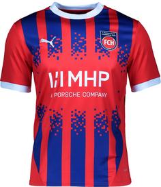 PUMA 1. FC Heidenheim 25-25 heim Fußballtrikot Herren rot