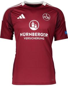 adidas FC Nürnberg 24-25 Heim Fußballtrikot Herren rot