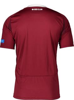 Rückansicht von adidas FC Nürnberg 24-25 Heim Fußballtrikot Herren rot