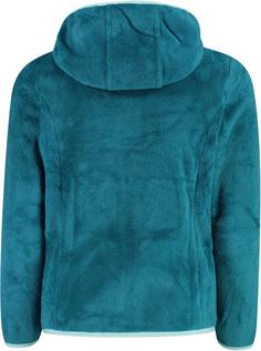 Rückansicht von CMP Fleecejacke Kinder teal