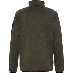 Rückansicht von CMP Strickfleece Herren olive-nero